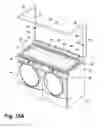Fig. 28 - Modular laundry system with work surface having a functional insert