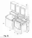Fig. 35 - Modular laundry system with work surface having a functional insert