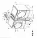 Fig. 48 - Modular laundry system with work surface having a functional insert