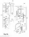 Fig. 53 - Modular laundry system with work surface having a functional insert