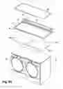 Fig. 63 - Modular laundry system with work surface having a functional insert