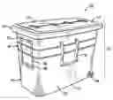 Fig. 01 - Portable container and table assembly