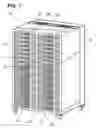 Fig. 02 - Biased air baffle for computer rack