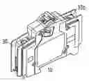 Fig. 01 - Electrical service device with depressions for increasing air gaps and leakage paths