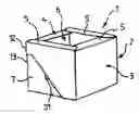 Fig. 01 - One-piece blank, display case, and method and device for producing such a case from said blank