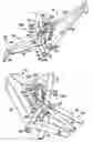 Fig. 01 - Bicycle rear wheel suspension system with controlled variable shock rate