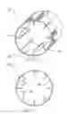 Fig. 09 - WIND TURBINE WITH DIFFERENT SIZE BLADES FOR A DIFFUSER AUGMENTED WIND TURBINE ASSEMBLY