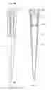 Fig. 08 - Pipette tip mounting and ejection assembly and associated pipette tip