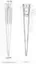 Fig. 09 - Pipette tip mounting and ejection assembly and associated pipette tip