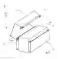 Fig. 01 - Device for covering a machine in a production line comprising a plurality of machines