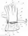 Fig. 01 - Glove with Flow-Through Pocket for Ventilation