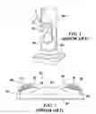 Fig. 02 - Adjustable spatula for forming a smoothly arcuate concave contour in a viscous material and a smoothly arcuate convex contour in the viscous material