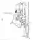 Fig. 02 - Rear discharge type mower apparatus having a pair of auxiliary plates for directing grass to a discharge opening