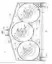 Fig. 07 - Rear discharge type mower apparatus having a pair of auxiliary plates for directing grass to a discharge opening