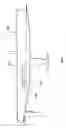 Fig. 07 - Monohull sailing vessel having a lifting hydrofoil