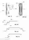 Fig. 10 - Wall and ceiling sound damping mounts and channels