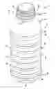 Fig. 01 - Hot-fill container having movable ribs for accommodating vacuum forces