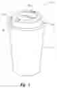 Fig. 02 - MOLDED, RECYCLABLE, COMPOSTABLE CELLULOSE FIBER LID ASSEMBLY FOR A CONTAINER
