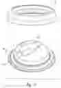 Fig. 07 - MOLDED, RECYCLABLE, COMPOSTABLE CELLULOSE FIBER LID ASSEMBLY FOR A CONTAINER