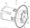 Fig. 01 - Recording-paper-roll supporting device and printer