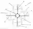 Fig. 01 - Hovering aerial vehicle with removable rotor arm assemblies