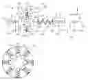 Fig. 01 - Breakable coupling device, and an associated trim actuator