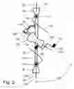 Fig. 03 - Two wheel steering bicycle with each wheel having its own steering control operated by rider's left and right hand respectively and rider positioned facing an angle greater than zero and less than ninty degrees with respect to the direction of motion