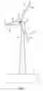 Fig. 02 - Wind turbine with gust compensating air deflector