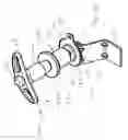 Fig. 46 - T-handle actuator and latch