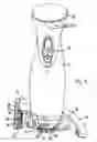 Fig. 06 - Hand-held stick blender comprising housing shells that are connected by a tensioned cover