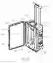 Fig. 03 - Collapsible portable stand with telescoping support and integral storage case