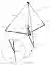 Fig. 34 - Collapsible portable stand with telescoping support and integral storage case