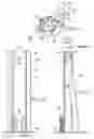 Fig. 16 - Method and tooling for dismantling, casking and removal of nuclear reactor core structures