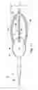 Fig. 12 - Artificial fishing lure with mechanical hook assembly