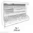 Fig. 02 - Thermoelectric cooling for a refrigerated display case