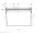 Fig. 09 - Retractable locking cover and trash container with retractable locking cover