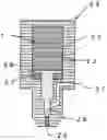 Fig. 01 - Laminated piezoelectric element with porous sections