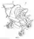 Fig. 02 - Stroller with braking device