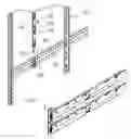 Fig. 01 - Interlocking mechanism for sliding rails