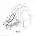 Fig. 03 - Active image area positioning with adjustable patient bench permitting chair-shaped patient transport into and out of an open MRI apparatus system