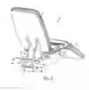 Fig. 08 - Active image area positioning with adjustable patient bench permitting chair-shaped patient transport into and out of an open MRI apparatus system