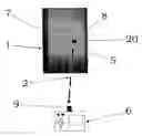 Fig. 01 - Device for a bed alarm