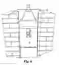 Fig. 07 - Device and method for repairing mortar joints between chimmey tiles