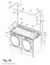 Fig. 07 - Modular laundry system with work surface