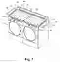 Fig. 04 - Modular laundry system with segmented work surface