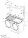 Fig. 11 - Modular laundry system with segmented work surface