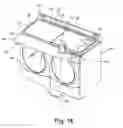 Fig. 13 - Modular laundry system with segmented work surface