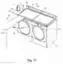 Fig. 14 - Modular laundry system with segmented work surface