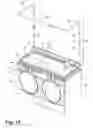 Fig. 16 - Modular laundry system with segmented work surface