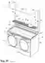 Fig. 17 - Modular laundry system with segmented work surface